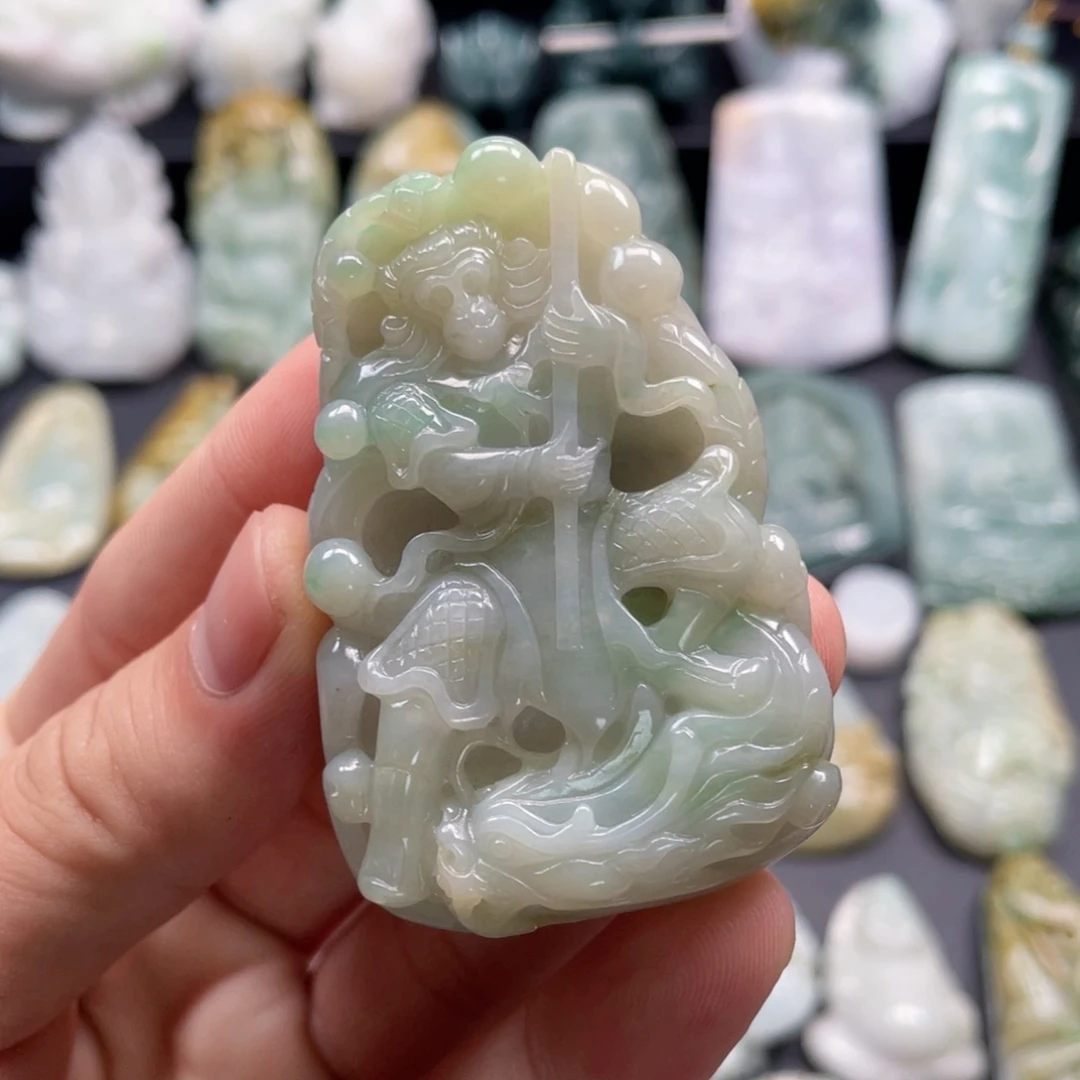 颈饰未镶嵌翡翠翡翠