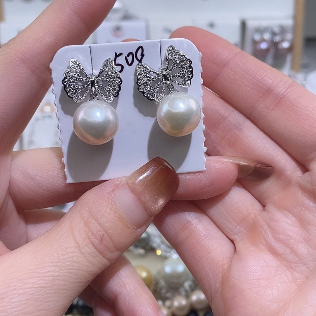 耳饰未镶嵌淡水珍珠w11.6