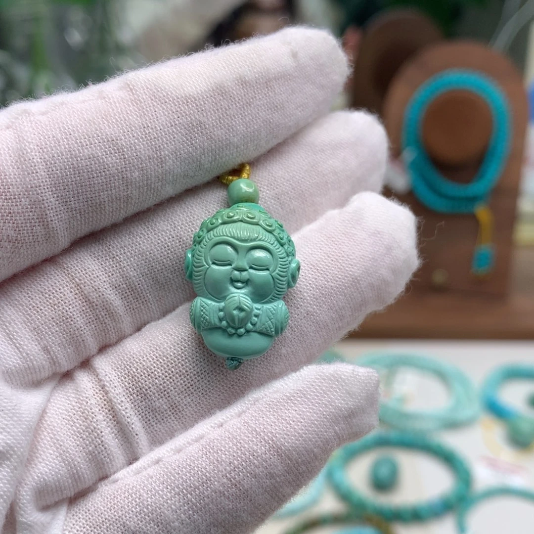 绿松石未镶嵌配饰