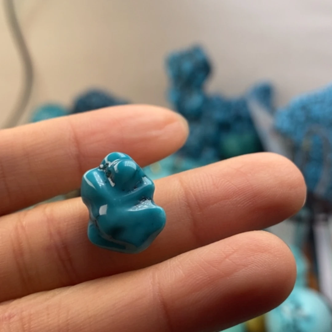 【闪购商品】未镶嵌绿松石珠宝半成品