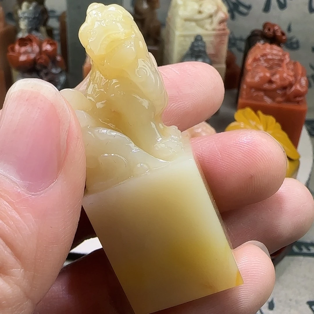 印石寿山石老挝保利石印章