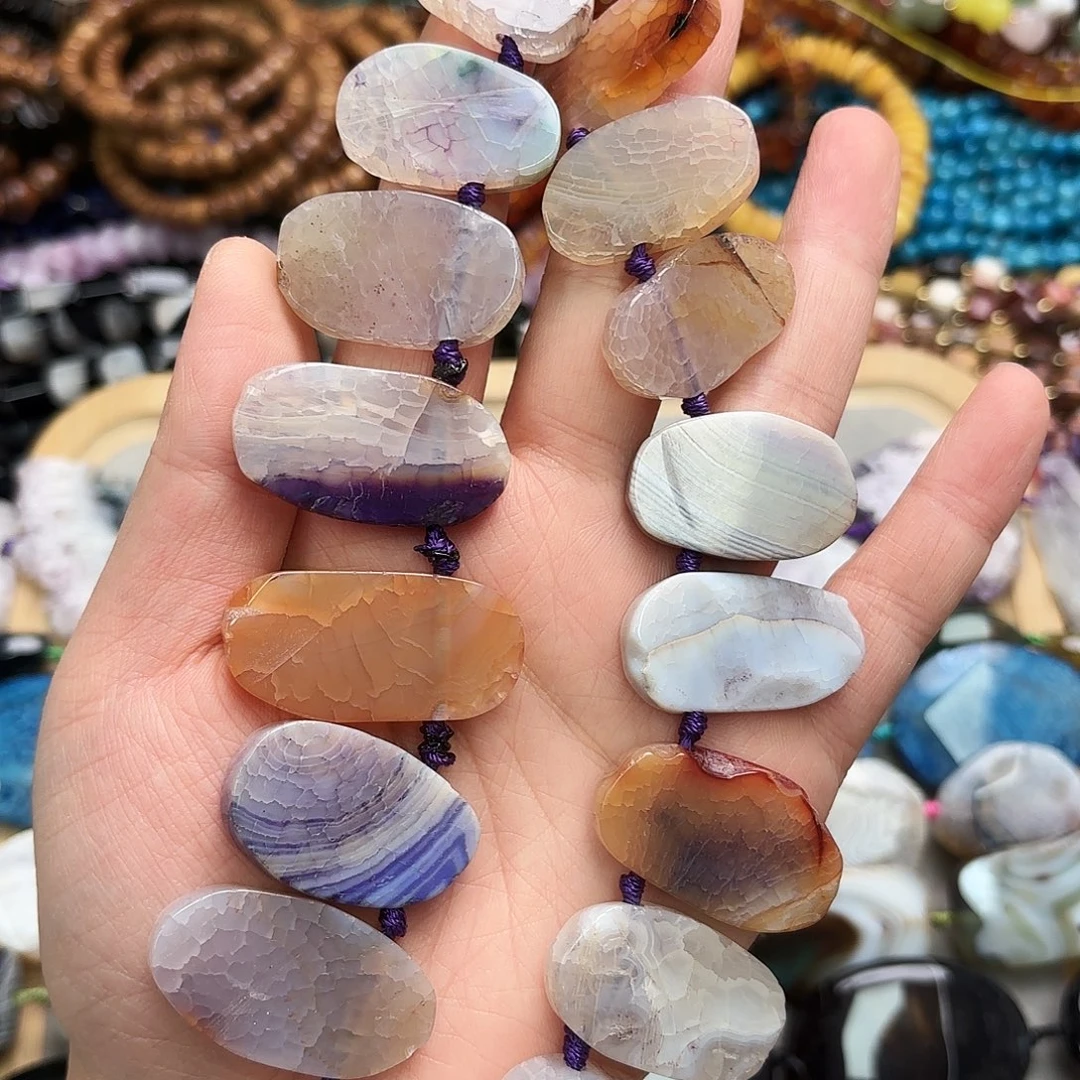 天****玛瑙/玉髓未镶嵌珠宝半成品玛瑙