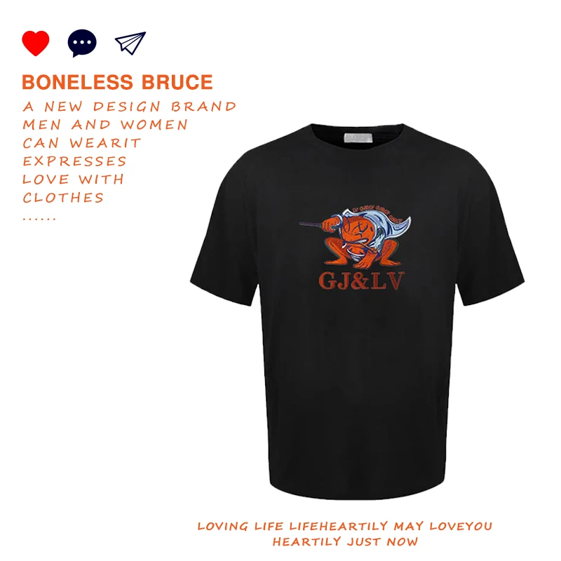 清仓款式颜色尺码随机潮流百搭宽松夏季纯棉时尚短袖DS-10517