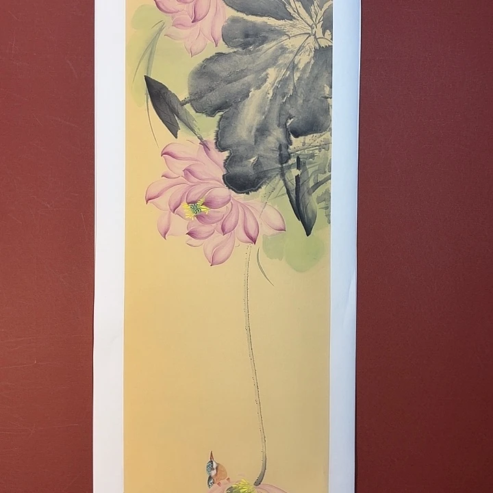国画听兰老师花鸟