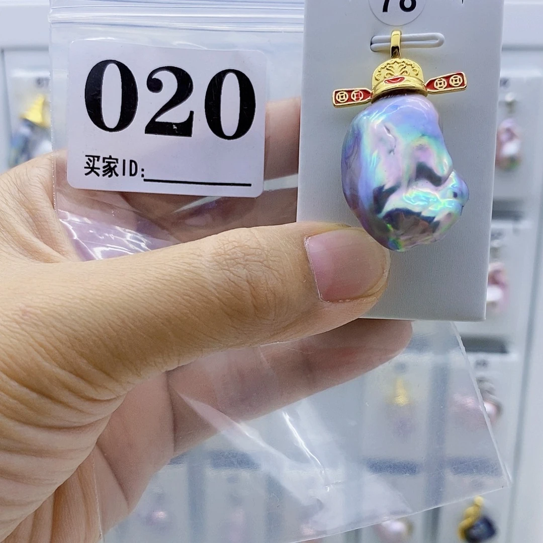颈饰淡水珍珠钛钢