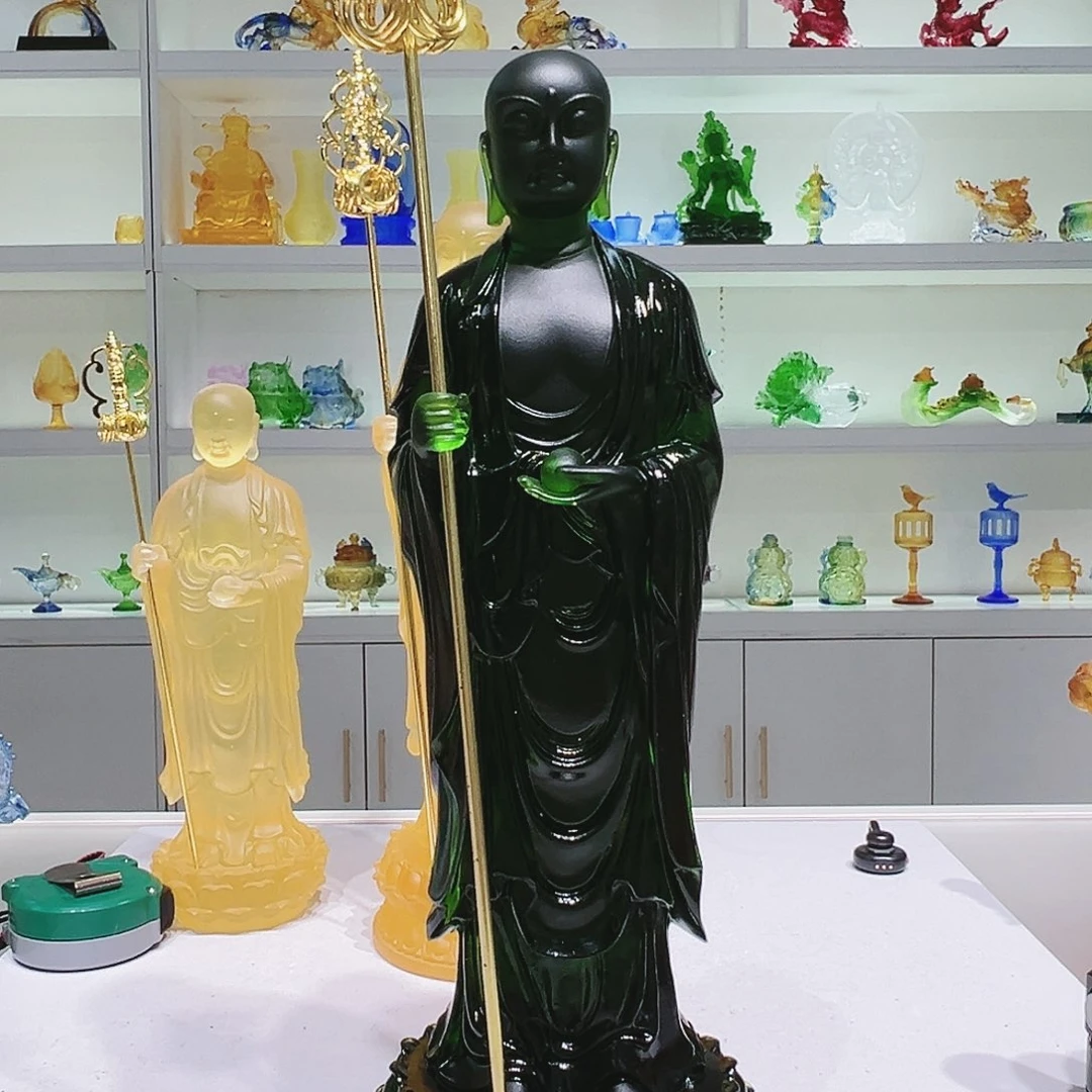 【闪购商品】手工艺品琉璃29cm 地藏王菩萨