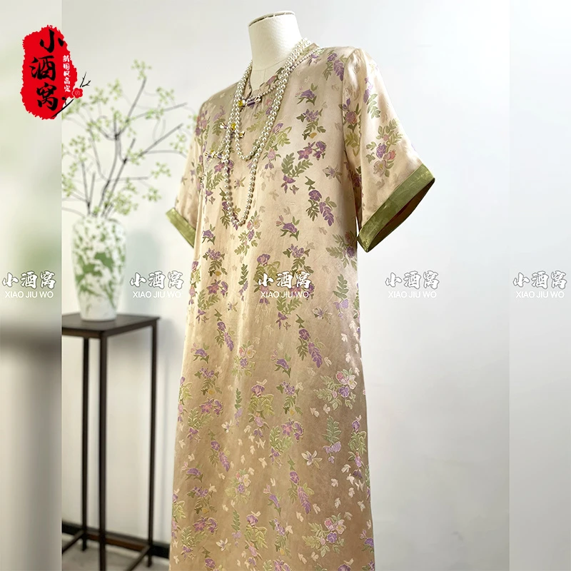 [花想容-连衣裙] 小酒窝新国风 新中式时尚刺绣气质连衣裙-111