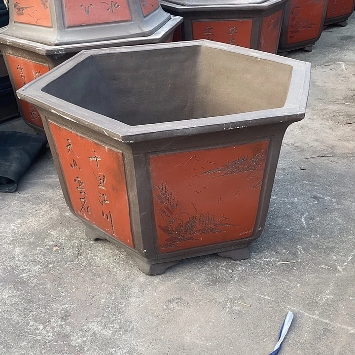 星***造紫砂花盆紫砂花盆