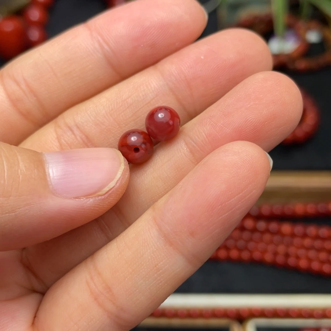 【闪购商品】南红玛瑙原矿单珠7多样性发1未镶嵌