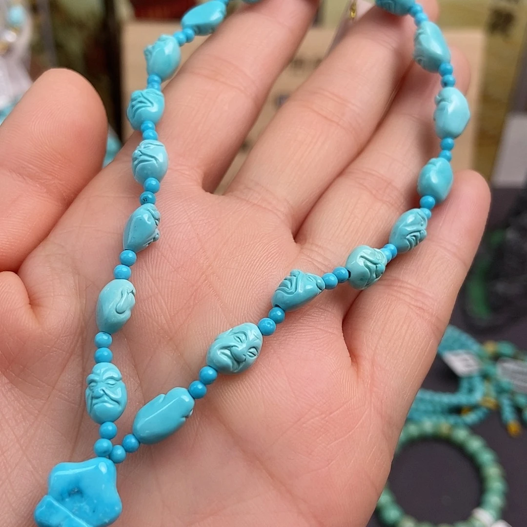 绿松石手持未镶嵌