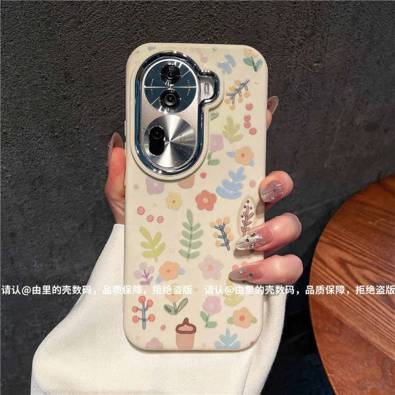 （OPPOReno系列）银镜小胖墩适用OPPOReno13/12/11/10/9/8/7手机壳