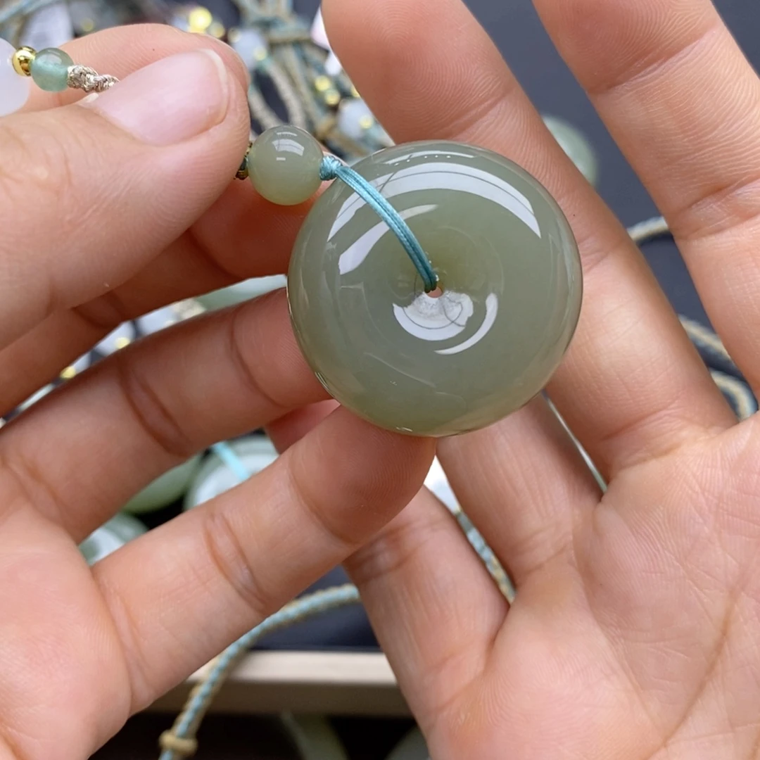 吊坠(不含链)未镶嵌和田玉细****声