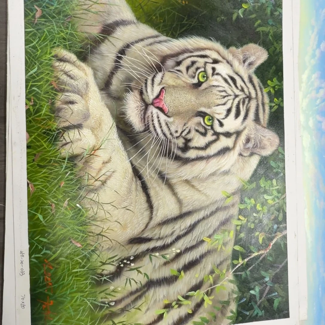 油画加油加油努力加油努力