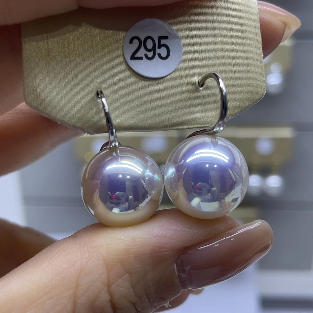 耳饰淡水珍珠银S925镶嵌