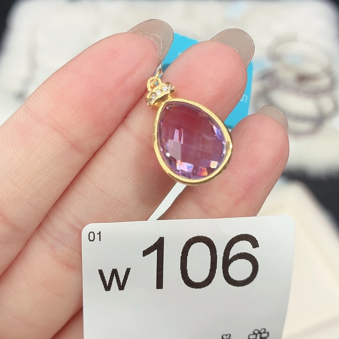水晶银S925镶嵌珠宝半成品