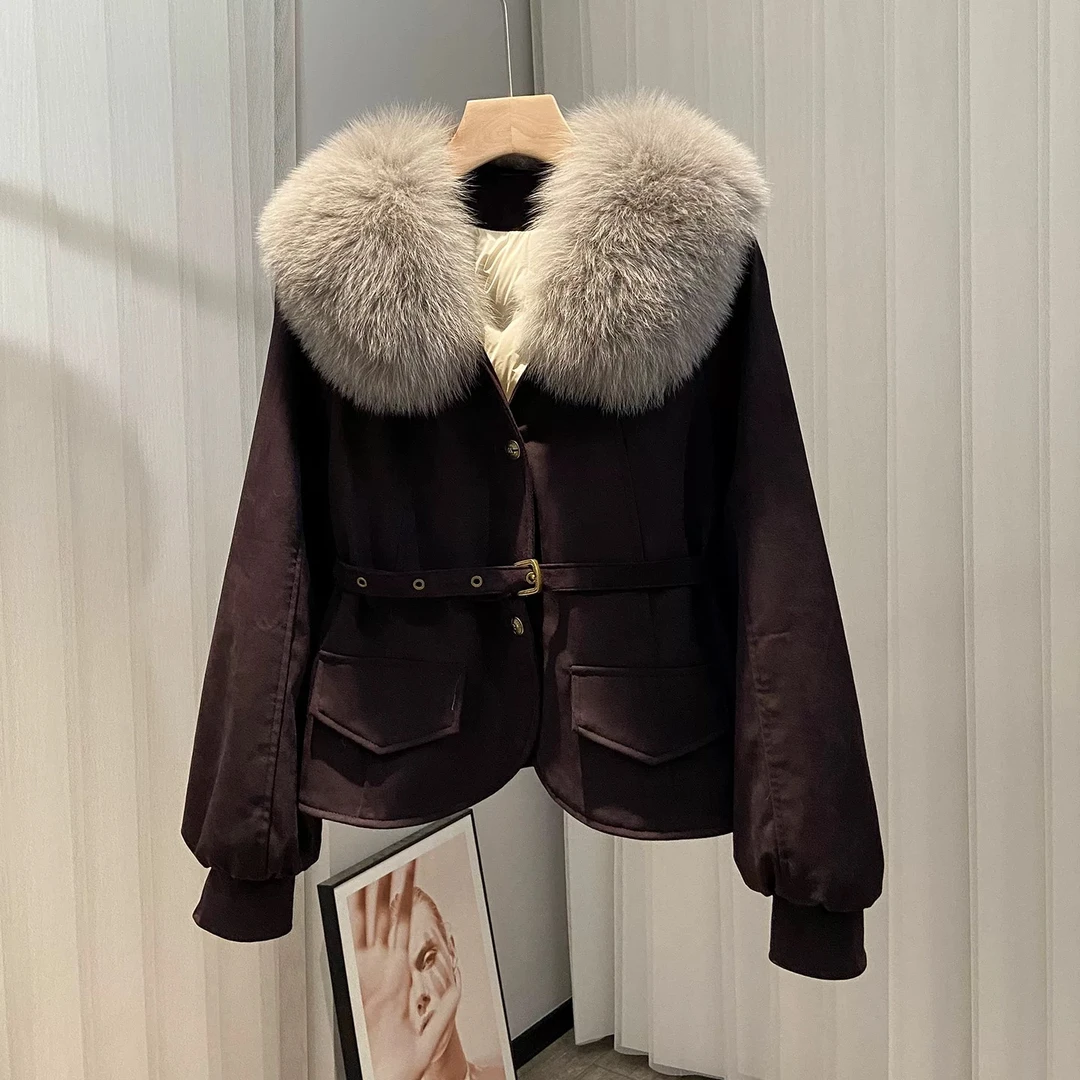 〈纪朵研〉1648冬款时尚短款保暖女森系女款外套