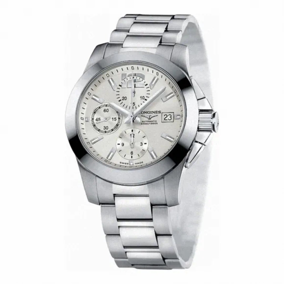 95新 Longines/浪琴 亚虎2/康卡斯662/表径41mm/男士机械腕表