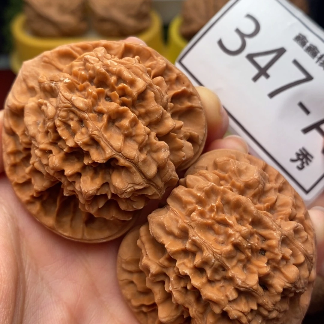 文玩核桃把件官帽50……