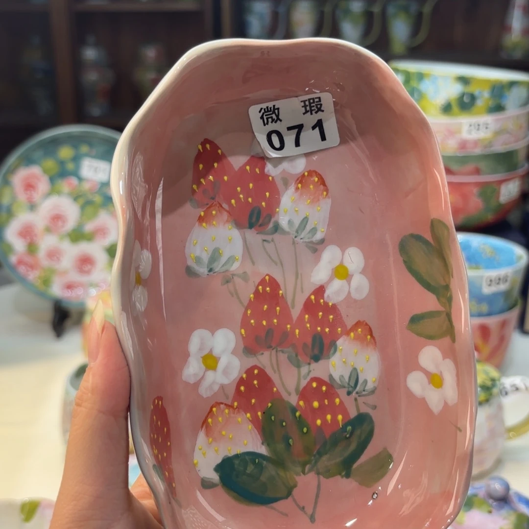 瓷片景德镇手绘高温釉下彩陶瓷茶具