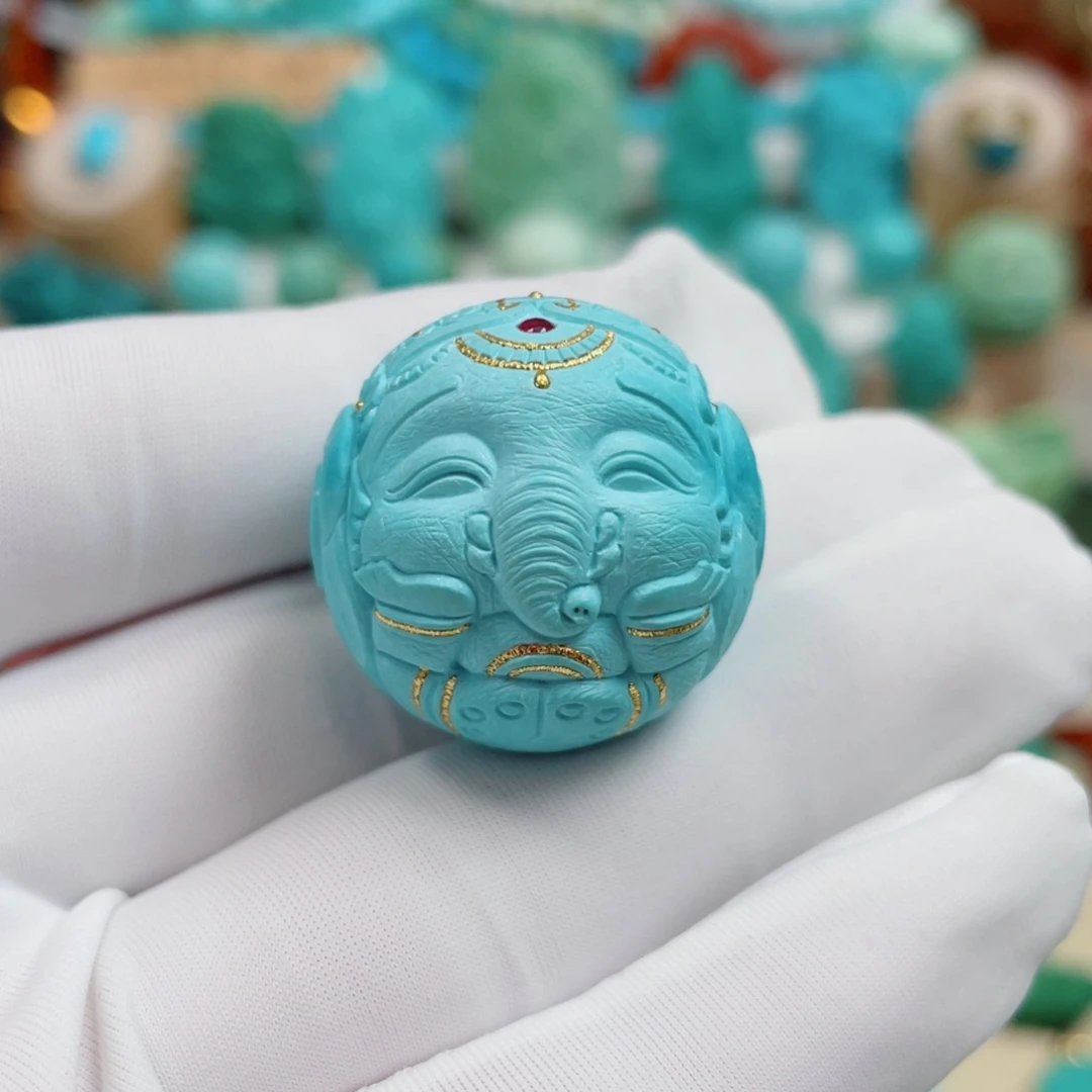 绿松石未镶嵌珠宝奇石