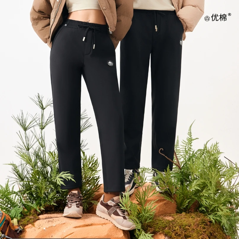 【语喆甄选】机能三防!黑金蜂窝贴片~冬加绒加厚暖甲工装保暖休闲裤