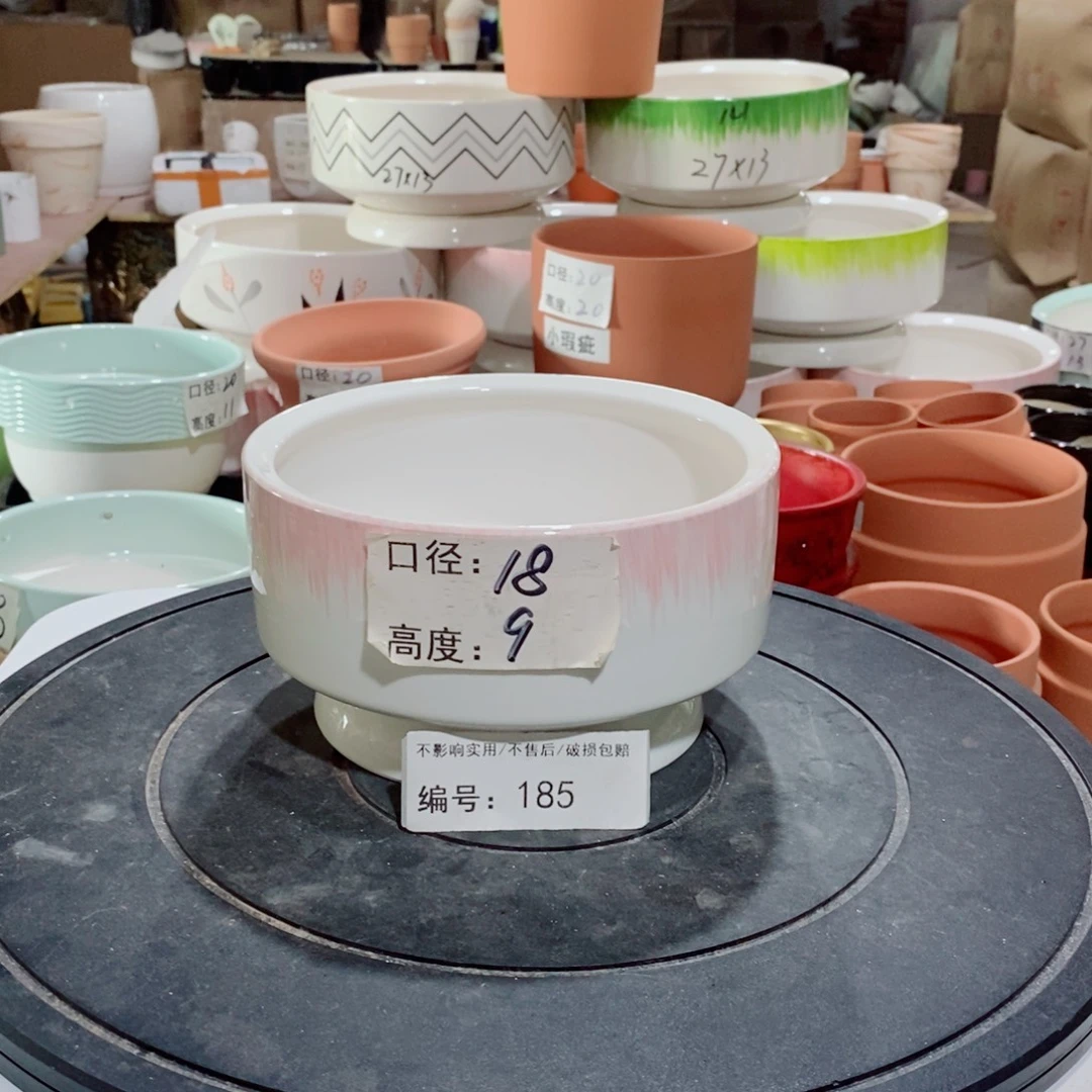 微瑕花盆-185-口18×9-1个