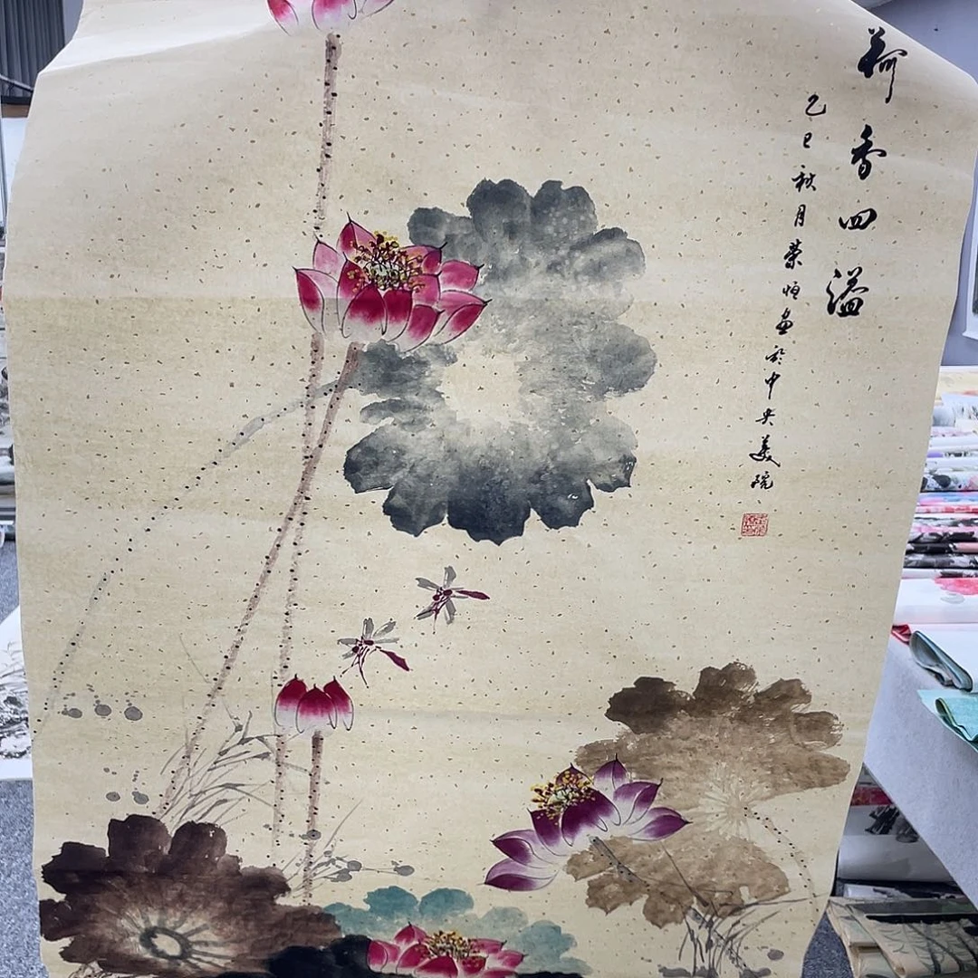 国画纯手绘字画宣纸