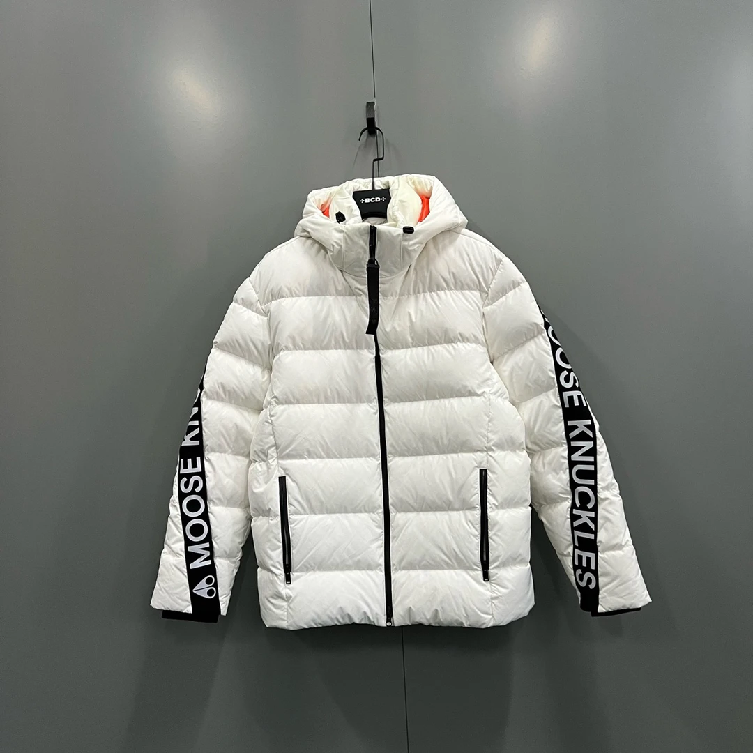 95新 maje jp919 Moose Knuckles 拼接羽绒外套 M 400271