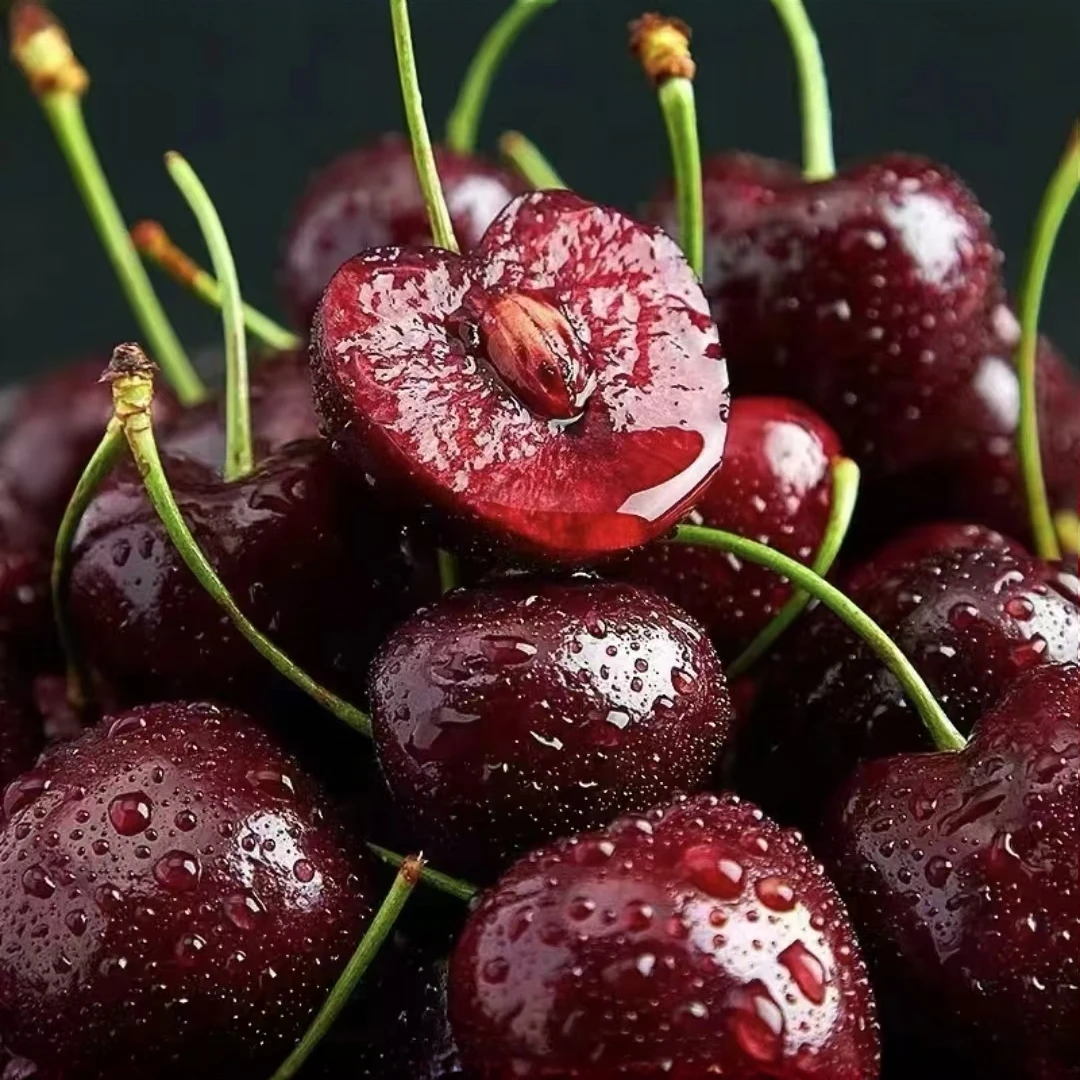 新鲜智利海运车厘子进口水果1J级现货多汁5斤 内附果径卡