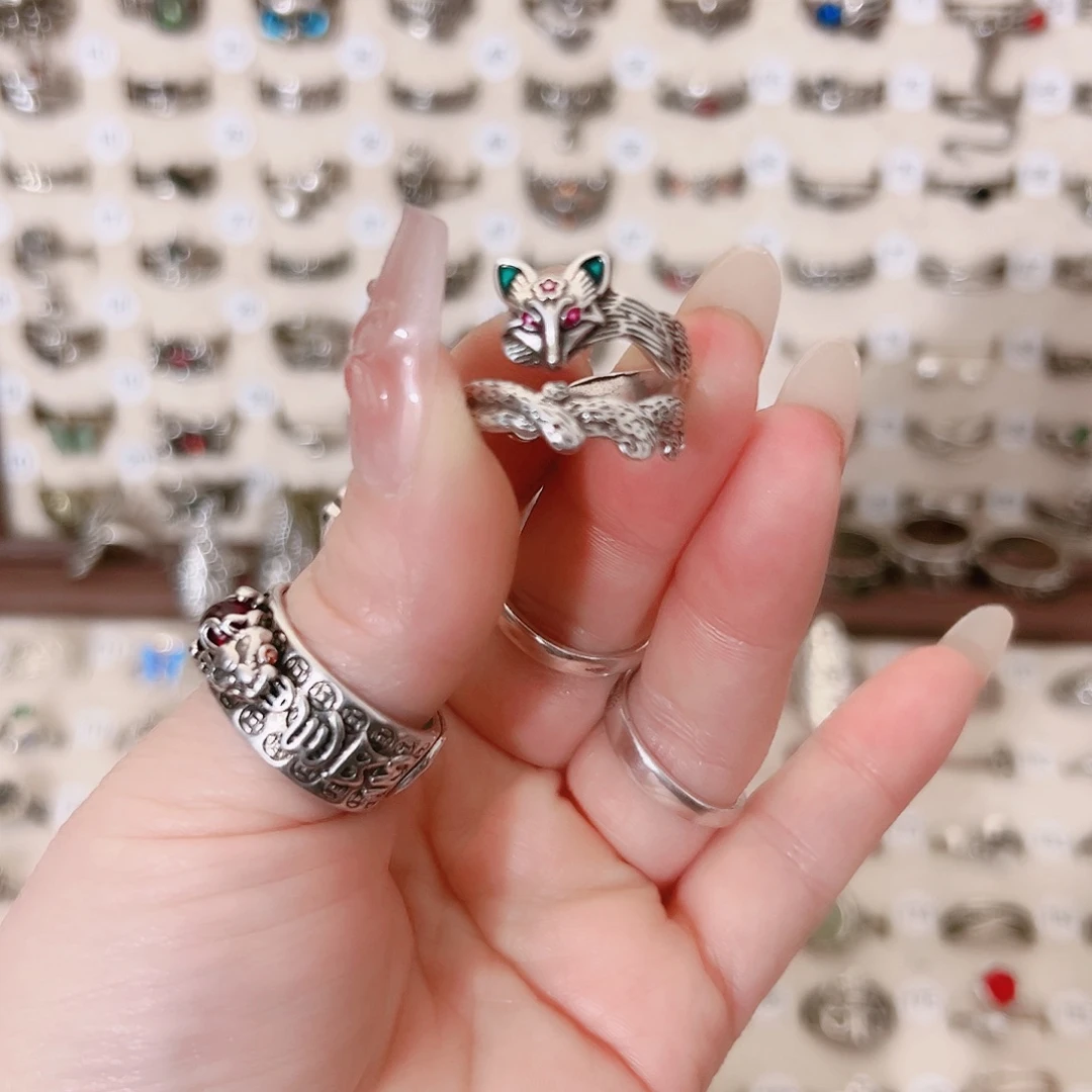 铜合金新款上开口九尾狐