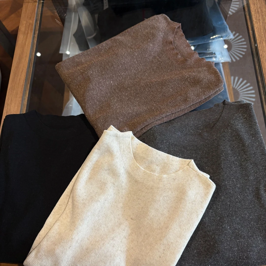 THE XIXI 四色圆领纯色短袖T恤【no退no换】