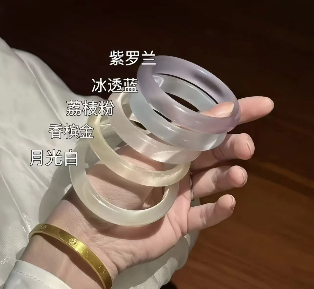 非金属玻璃手镯 猫眼手镯