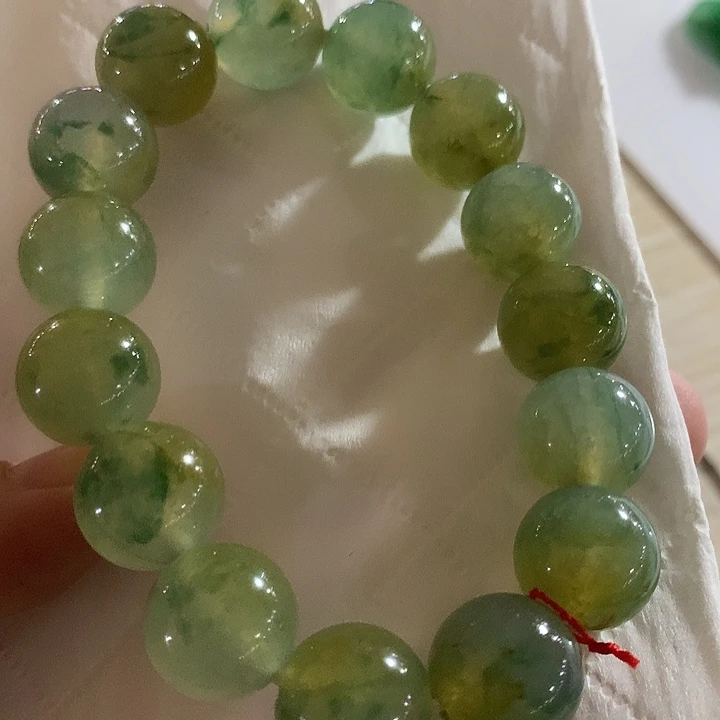 定制翡翠未镶嵌天然翡翠手串