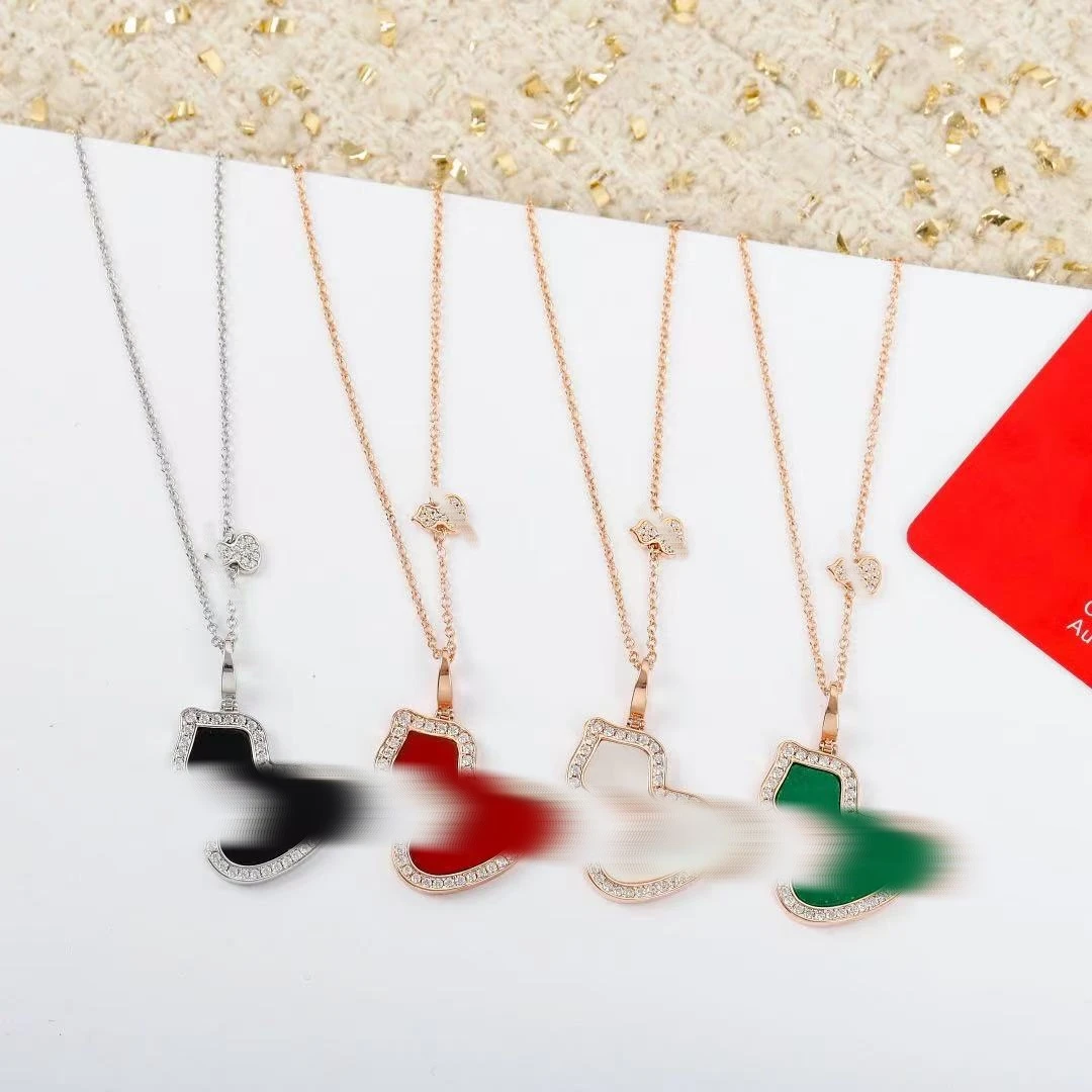 合金项链 时尚轻奢经典百搭双葫芦项链