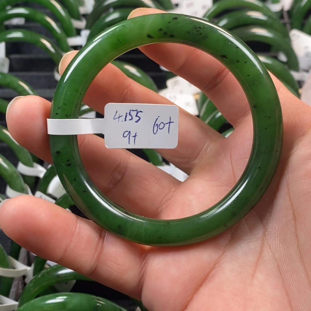 和田玉（碧玉）未镶嵌手镯60