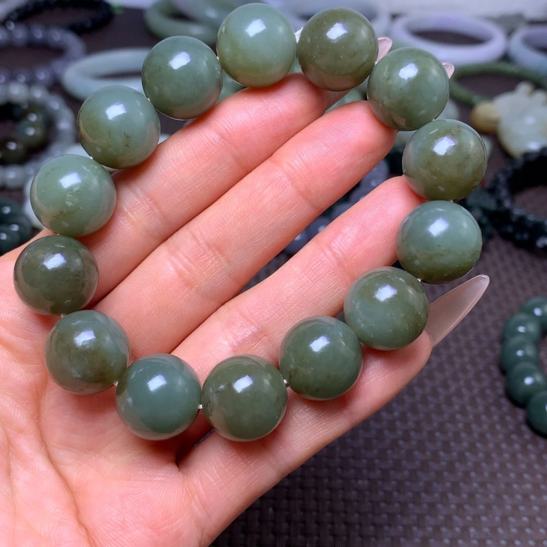 未镶嵌手串和田玉卡16