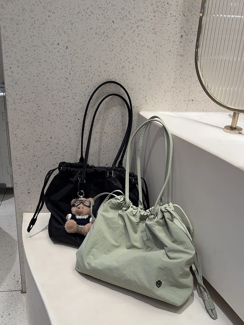 托特包尼龙单肩斜挎包帆布袋大包包女式大容量腋下包妈咪包20881