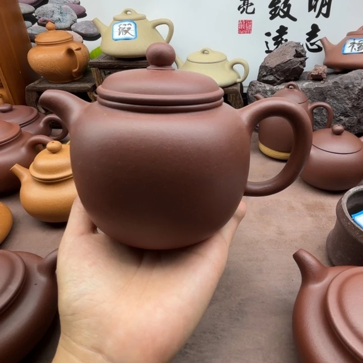L***L茶壶紫砂特练紫泥   550大匏尊