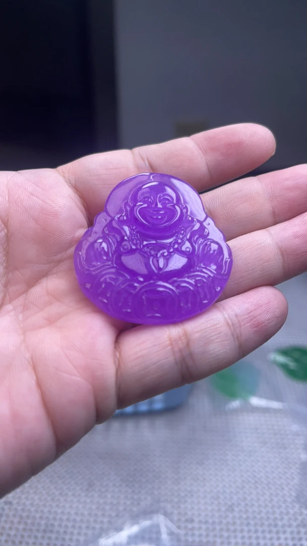 103    冰紫金铜钱佛公