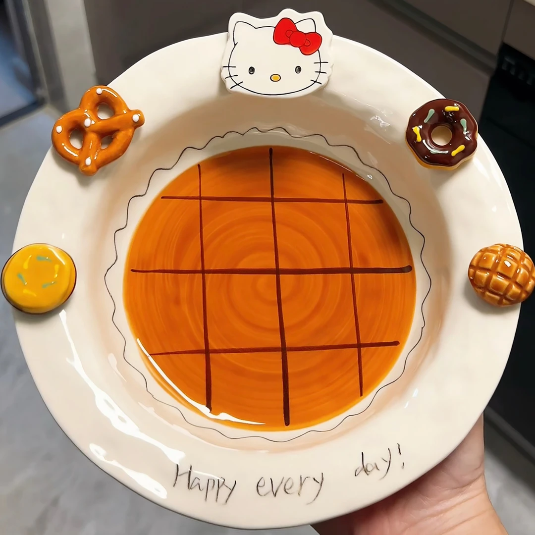 馨舒家居HelloKitty陶瓷餐具套装家用米饭碗釉下彩酸奶碗高颜值碗