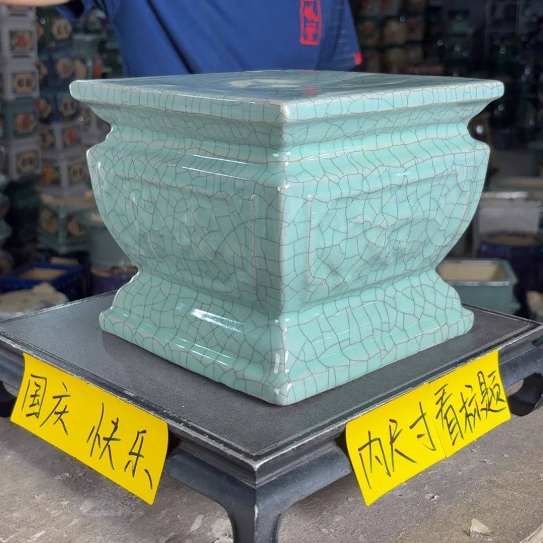 一风堂石湾花盆 面21高18