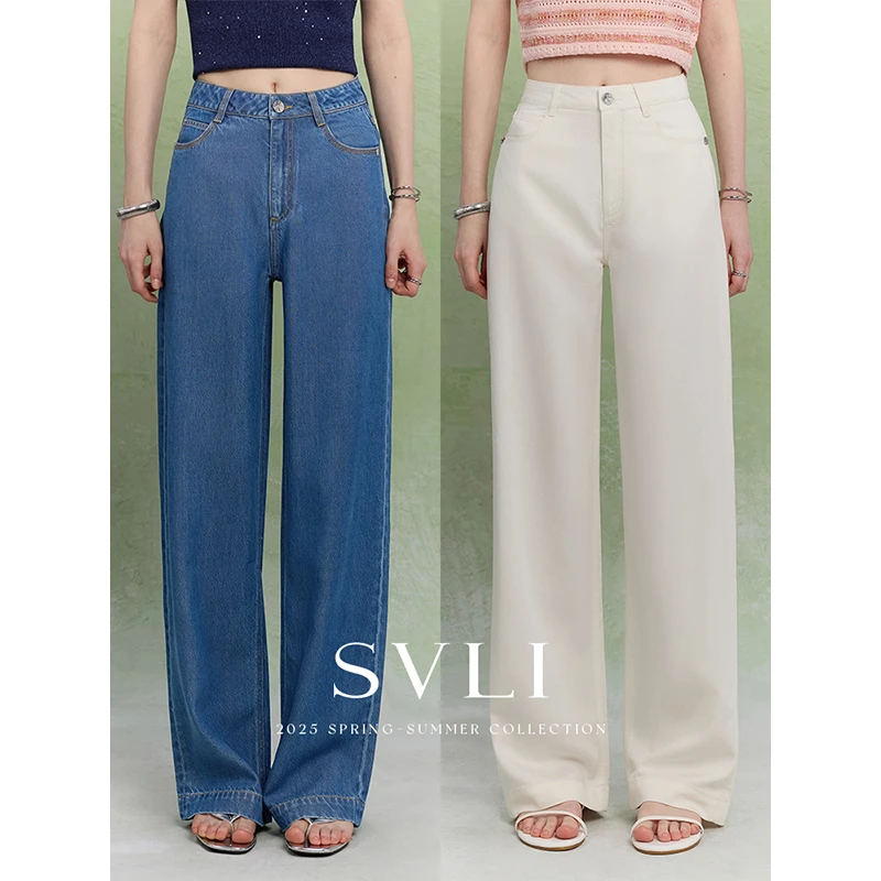 SVLI｜''牛仔冻冻''本期Bi入时髦人莱赛尔牛仔裤天丝垂感轻薄干爽