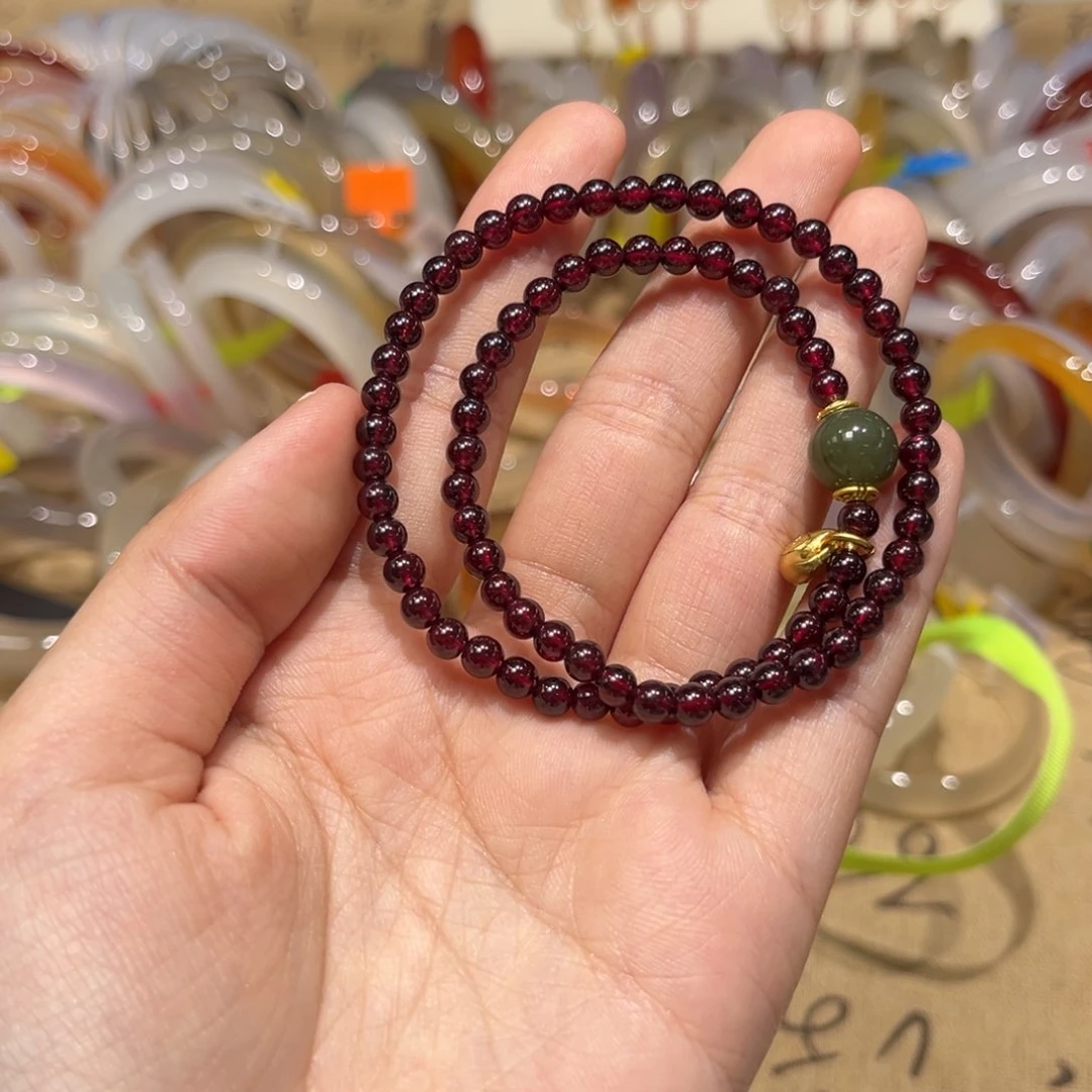 手链未镶嵌石榴石瑞