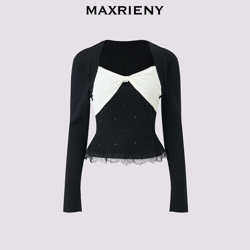 【诗语专属】MAXRIENY商场同款 冬针织衫显瘦百搭