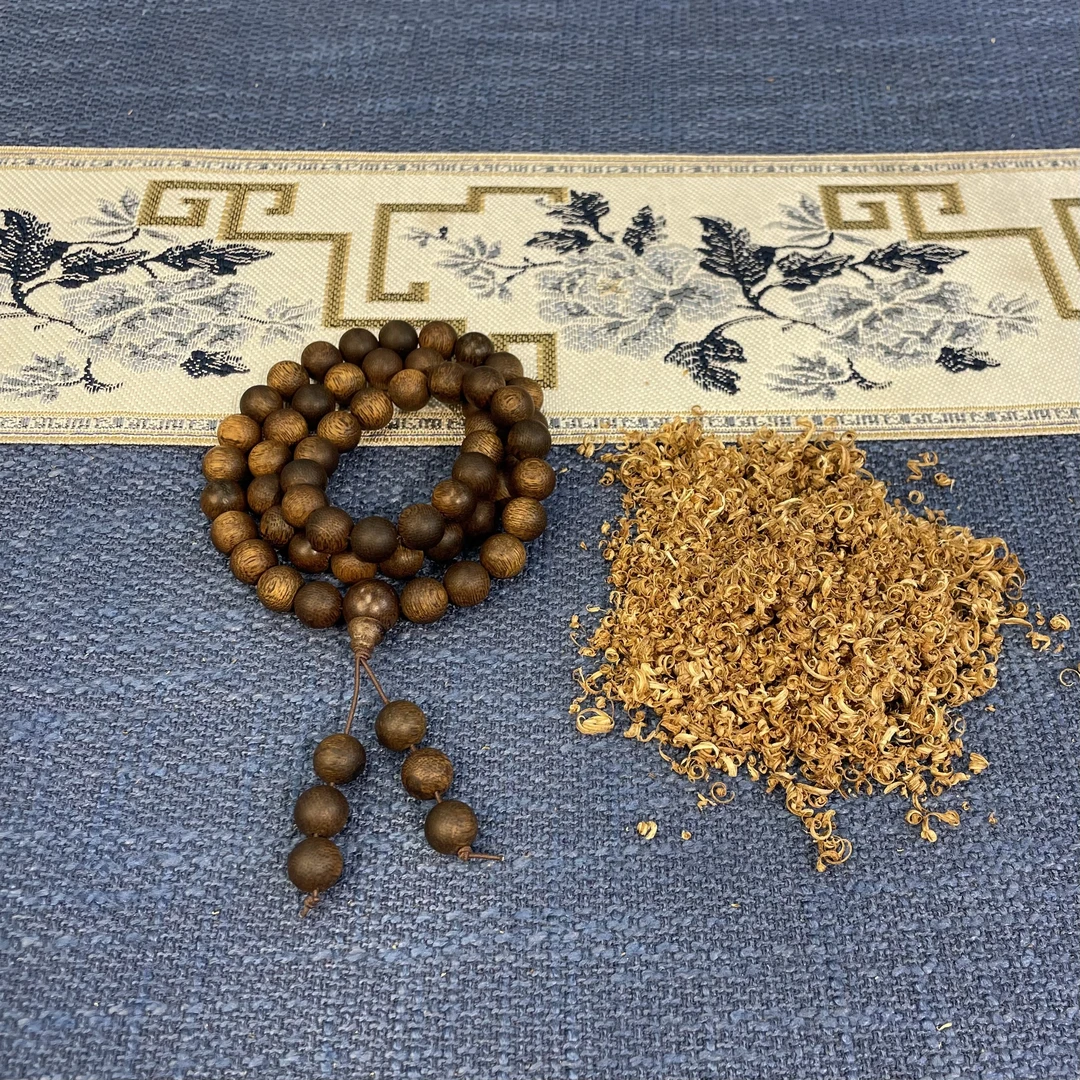 【天香阁】10mm*57颗莺歌绿棋【沉水级】木作文玩