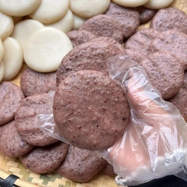 农家手工糍粑 糯米糍粑 高粱糍粑 一斤6个