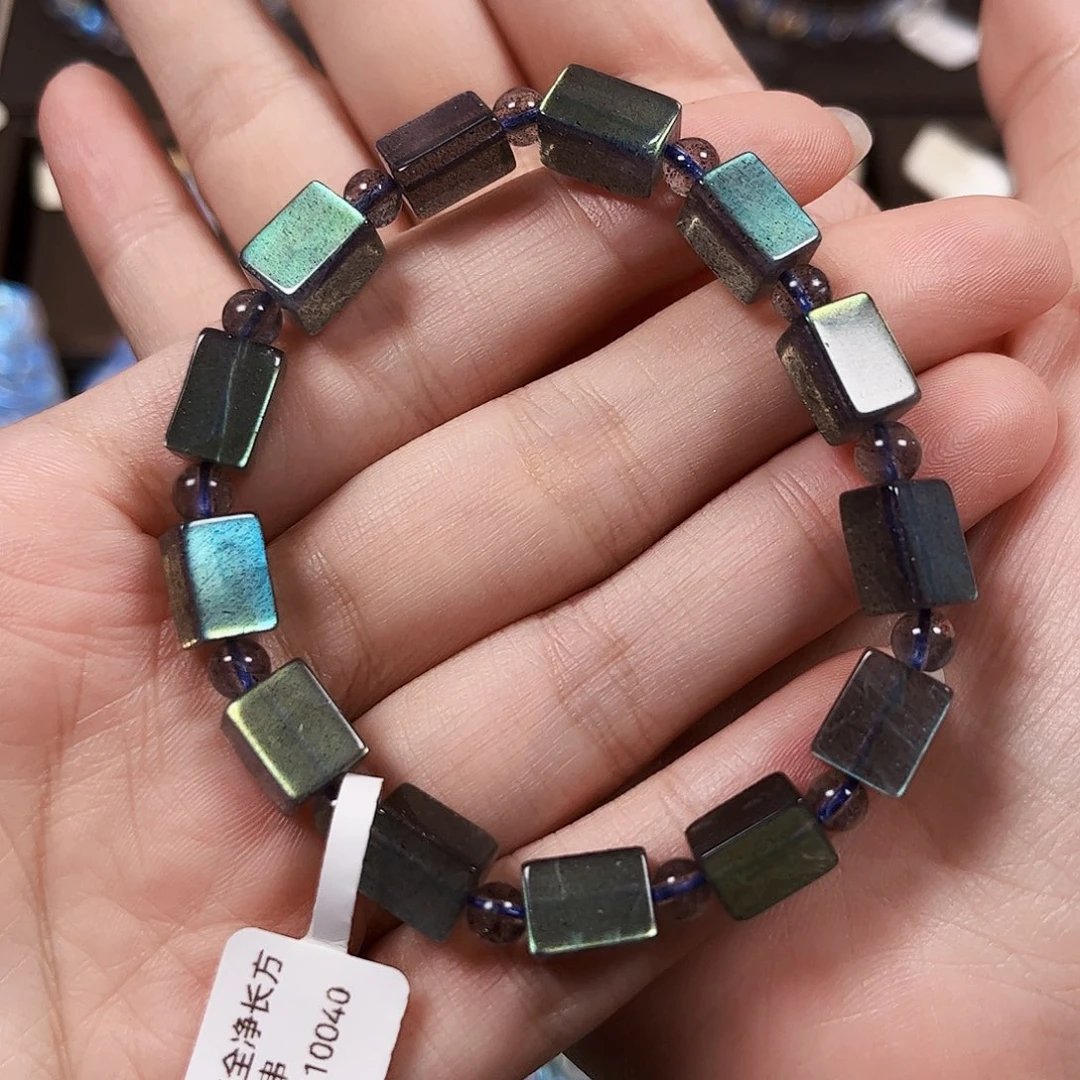 手链未镶嵌长石方糖手串