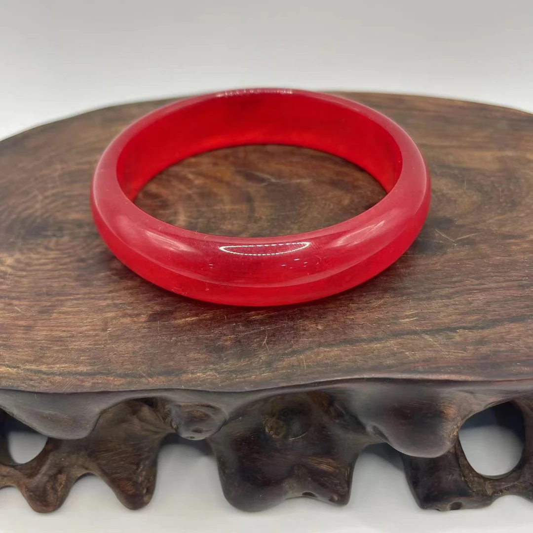 446百搭款高冰红翡手镯