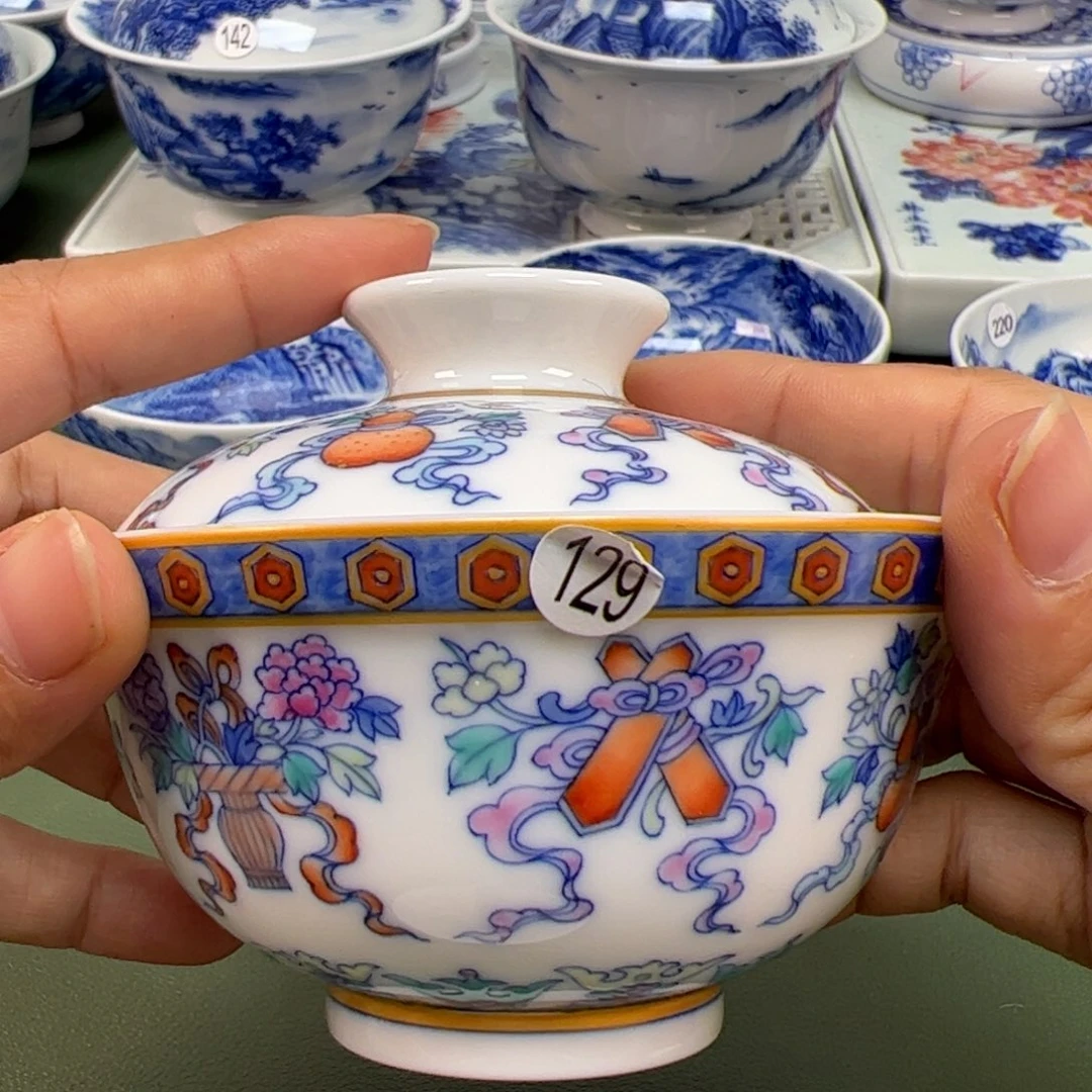 杯景德镇纯手绘茶具129