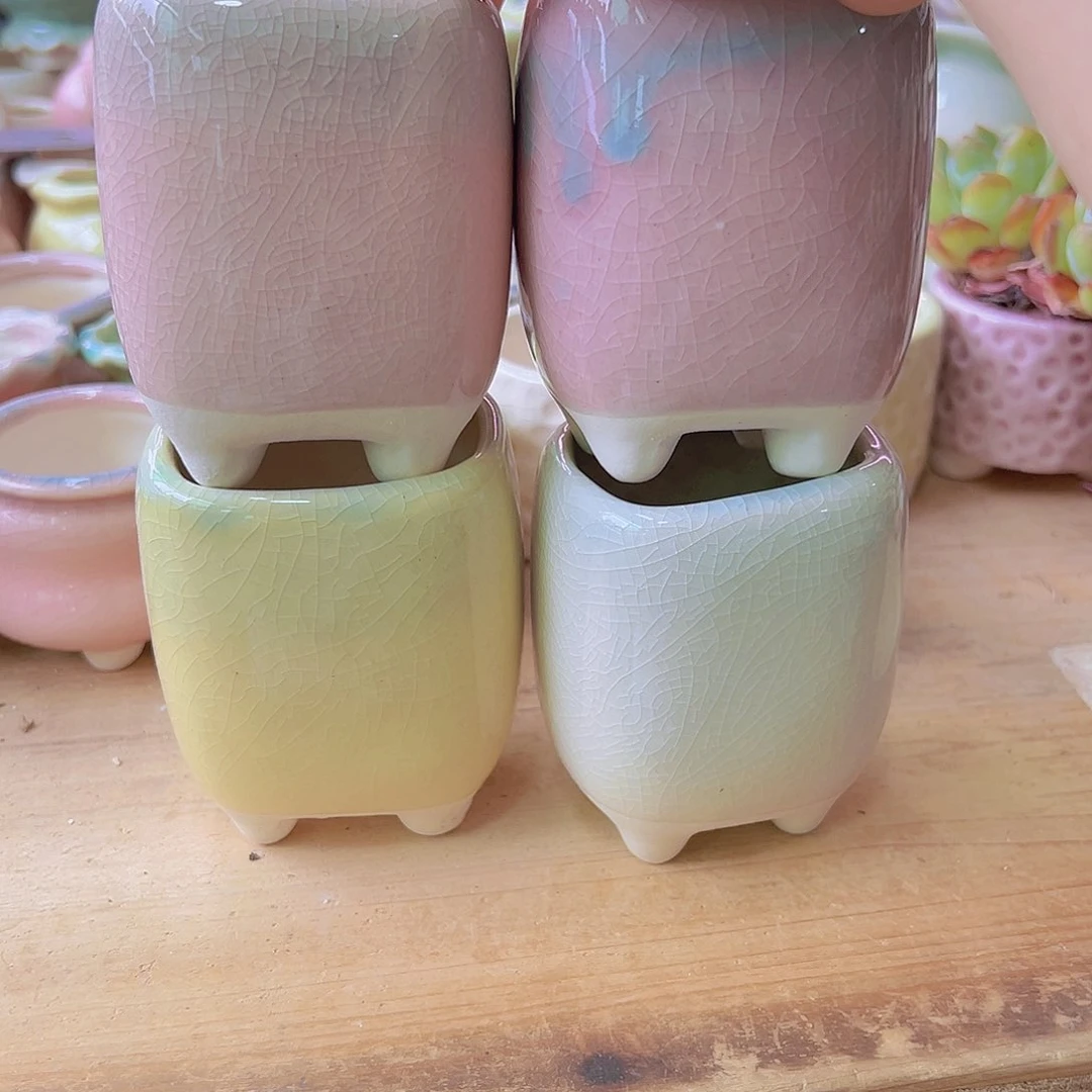 陶瓷花盆当场满12包邮